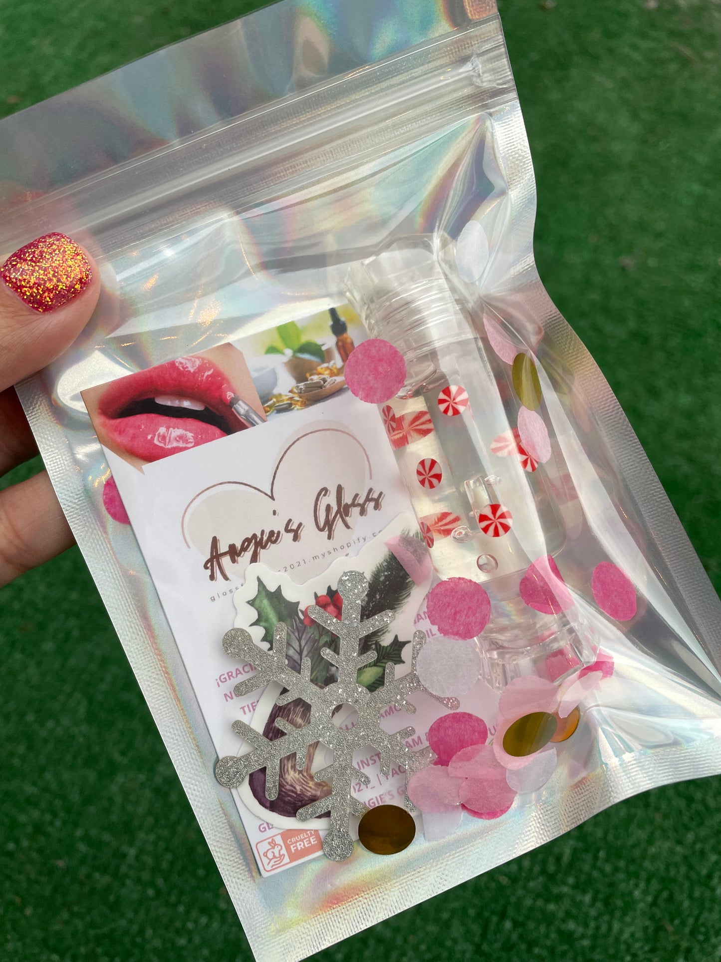 Christmas Lipgloss Bags